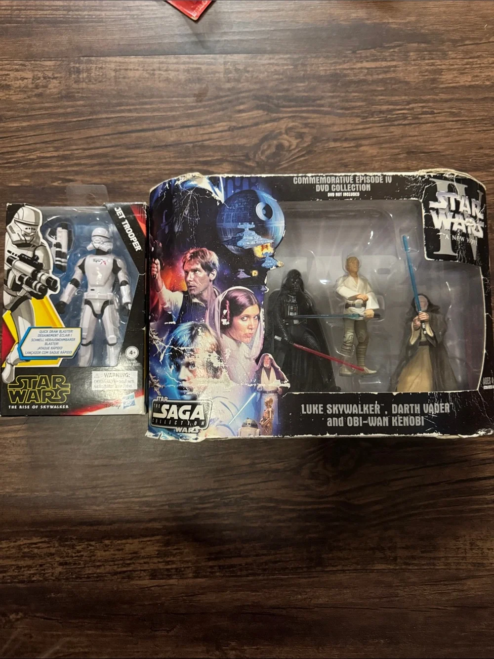 2006 and 2019 Star Wars action figures. Collectable